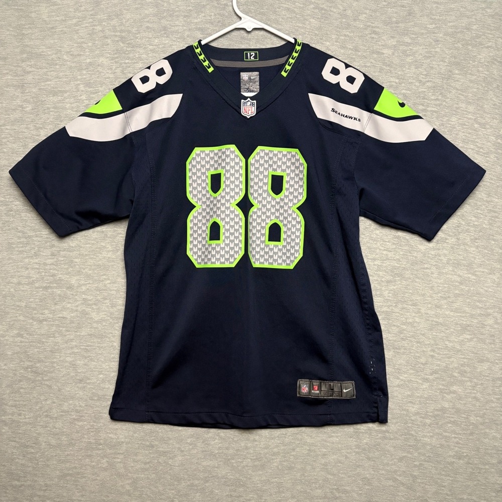 Nike On Field NFL Seattle Seahawks #88 Jimmy Graham Football Jersey Youth Large